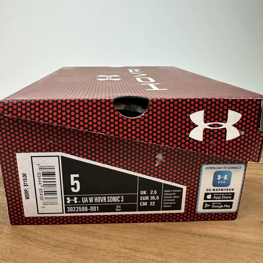 NEW Women's Under‎ Armour Hovr Sonic 3 Knit breathable Size 5